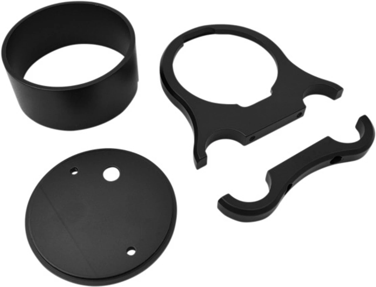 Drag Specialties 1-1/4" T-Bar Single Gauge Mount 2 Drag Specialties 1-1/4" T-Bar Single Gauge Mount - Image 2