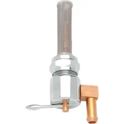 Drag Specialties - 22MM Down-Facing Outlet Fuel Petcock - Chrome