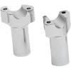 Drag Specialties 3" Buffalo Billet Aluminum Handlebar Risers - Chrome