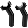 Drag Specialties 5.5" Forged Aluminum Pullback Handlebar Risers - Black