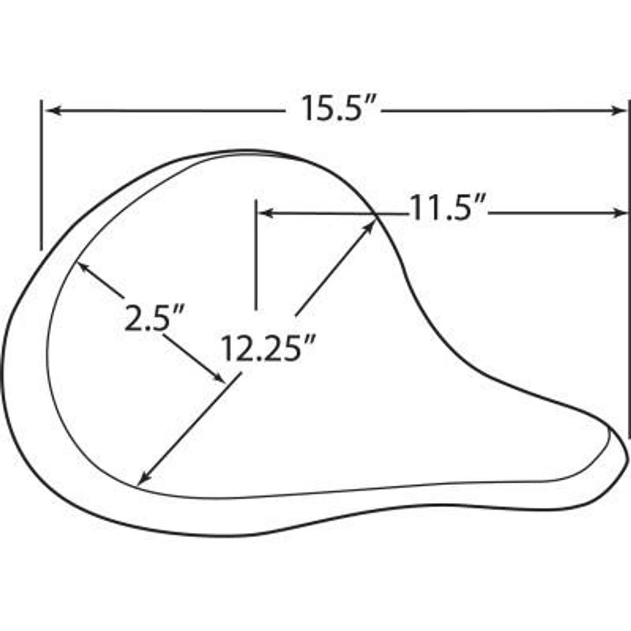 Drag Specialties - Large Spring Solo Seats 3 Drag Specialties - Large Spring Solo Seats - Image 3