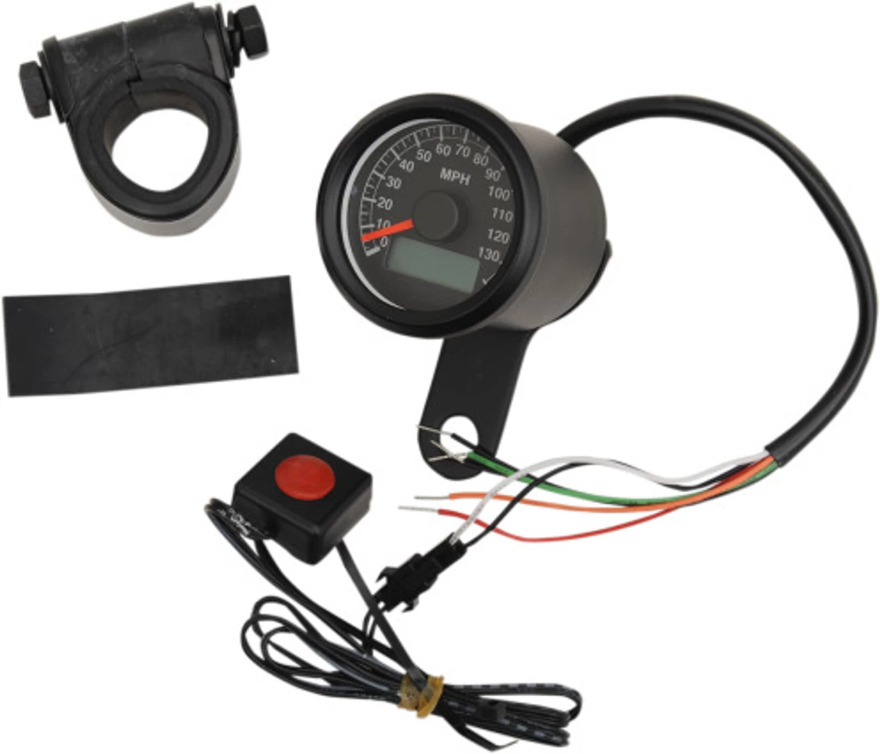 Drag Specialties - Programmable Mini Electronic Speedometer - 140 MPH 5 Drag Specialties - Programmable Mini Electronic Speedometer - 140 MPH - Image 5