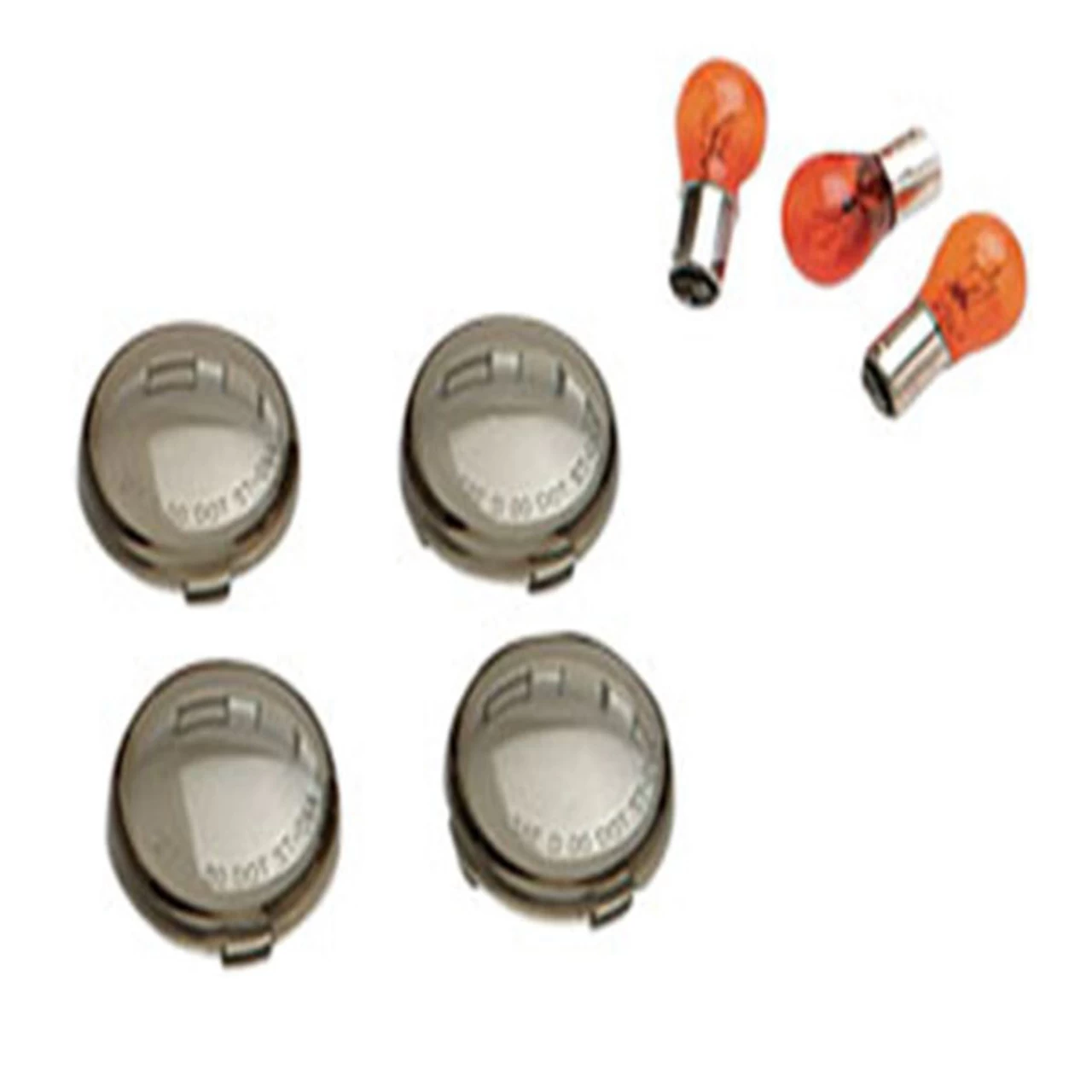 Drag Specialties - Smoked Turn Signal Lens Kit OEM #69304-02 1 Drag Specialties - Smoked Turn Signal Lens Kit OEM #69304-02