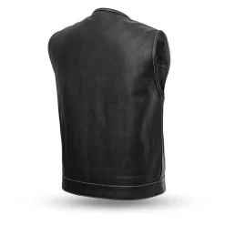 First Mfg - Bandit Leather Vest 6 First Mfg - Bandit Leather Vest -Next stop, Motorcycle riding. first mfg bandit leather vest 10387.1691081962