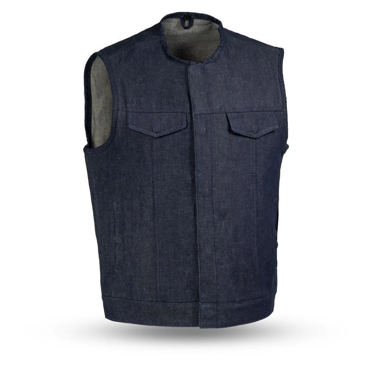 First Mfg Haywood Denim Vest 2 First Mfg Haywood Denim Vest - Image 2