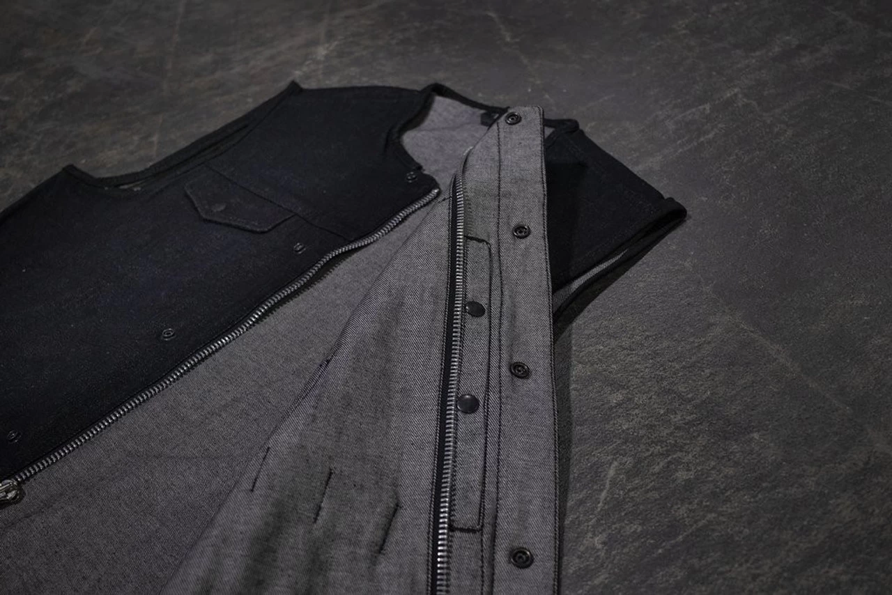 First Mfg Haywood Denim Vest 5 First Mfg Haywood Denim Vest - Image 5