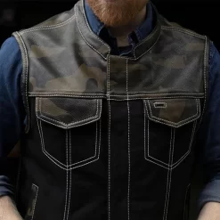 First Mfg - Infantry Leather Vest 9 First Mfg - Infantry Leather Vest -Next stop, Motorcycle riding. first mfg infantry leather vest 79879.1690492702