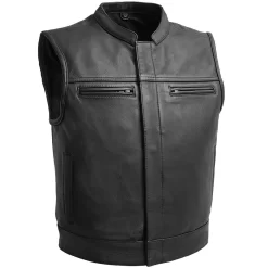 First Mfg - Lowrider Motorcycle Leather Vest