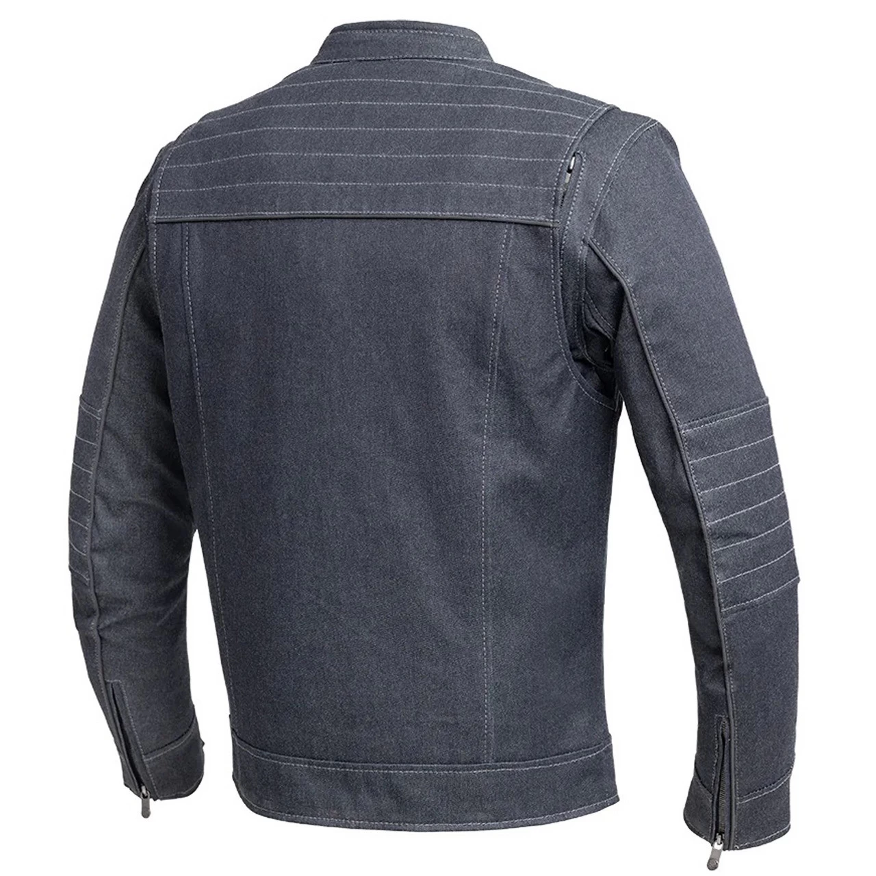 First Mfg - Men's Rowdy Thunder Denim Motorcycle Jacket 2 First Mfg - Men's Rowdy Thunder Denim Motorcycle Jacket - Image 2