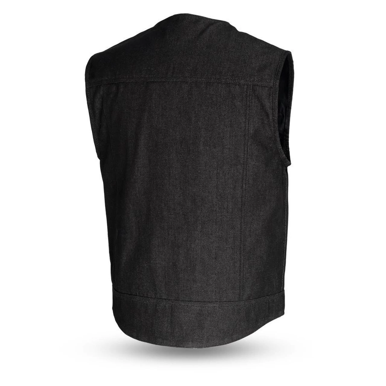 First Mfg - Murdock Denim Vest- 4X (Open Box) 2 First Mfg - Murdock Denim Vest- 4X (Open Box) - Image 2