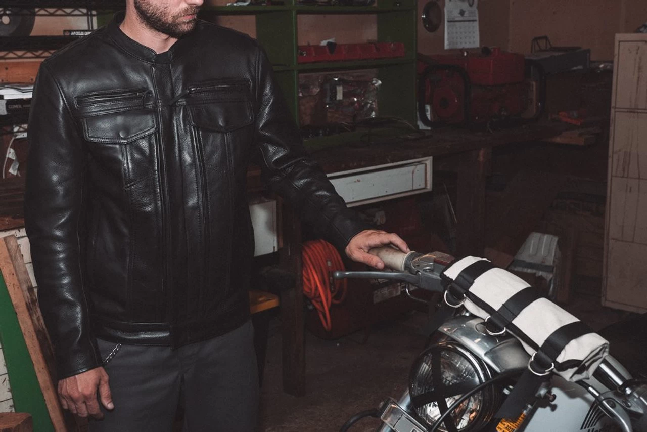 First Mfg - Raider Leather Jacket- 2XL (Open Box) 5 First Mfg - Raider Leather Jacket- 2XL (Open Box) - Image 5