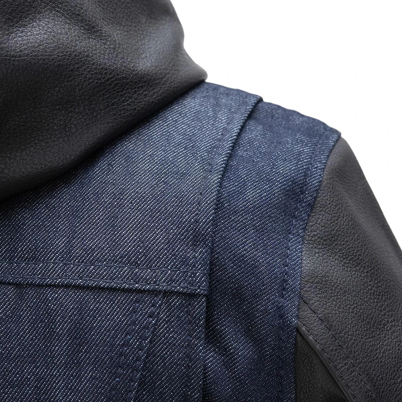 First Mfg. - Women's Holli Motorcycle Denim/Leather Jacket 5 First Mfg. - Women's Holli Motorcycle Denim/Leather Jacket - Image 5