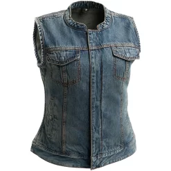 First Mfg - Women's Lexy Denim Vest