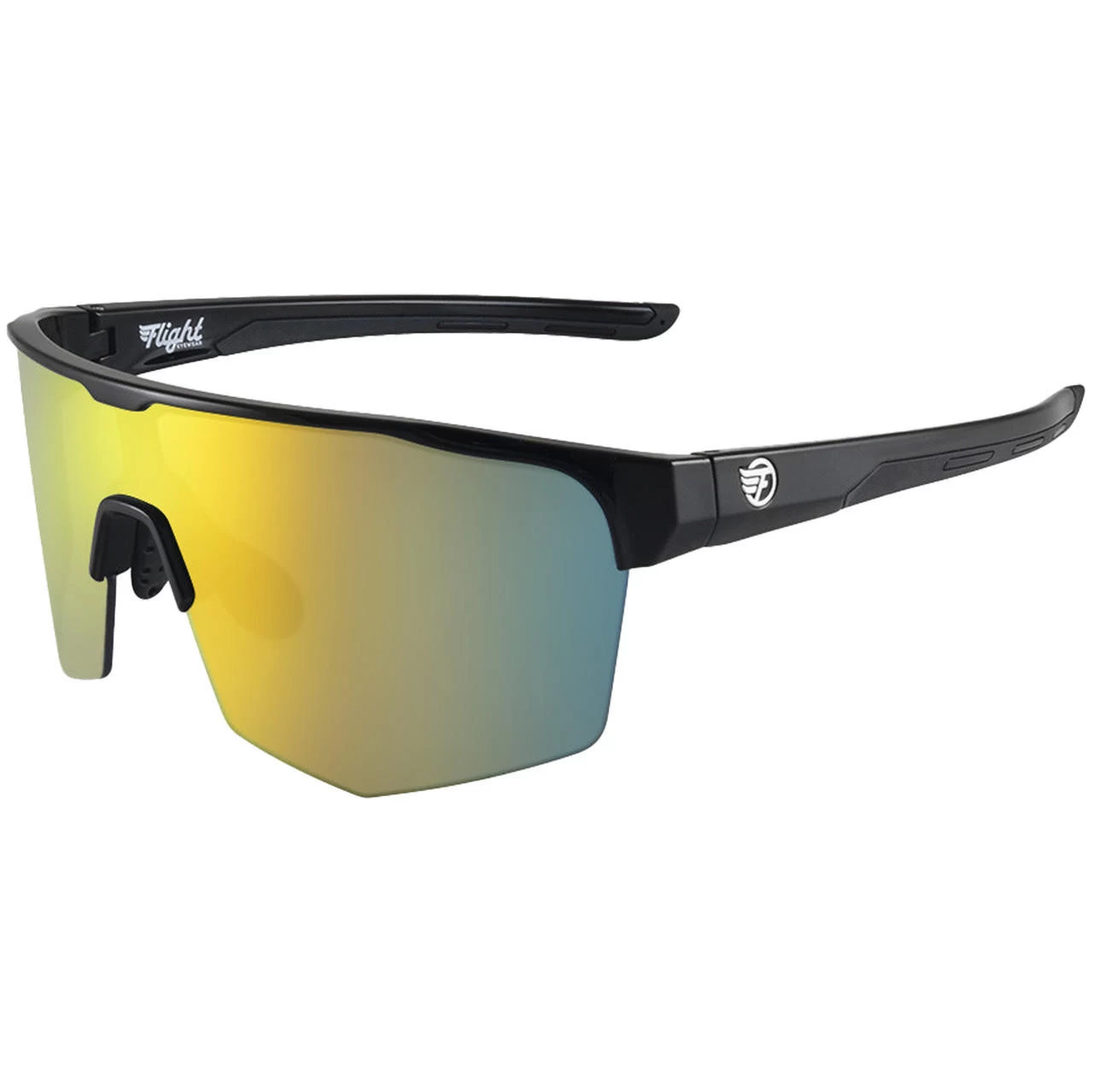 Flight Eyewear Accelerator Sport Sunglasses - Gold 2 Flight Eyewear Accelerator Sport Sunglasses - Gold - Image 2