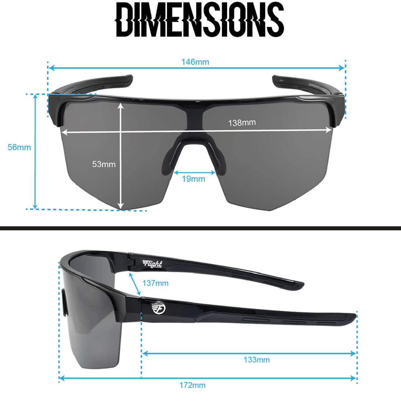 Flight Eyewear Accelerator Sport Sunglasses - Mirror 7 Flight Eyewear Accelerator Sport Sunglasses - Mirror - Image 7
