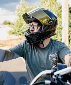 Flight Eyewear Benny V2 Square Riding Sunglasses - Black Frame/ Clear Lens -Next stop, Motorcycle riding. flight eyewear benny v2 square riding sunglasses black frame clear lens 21070.1690491418