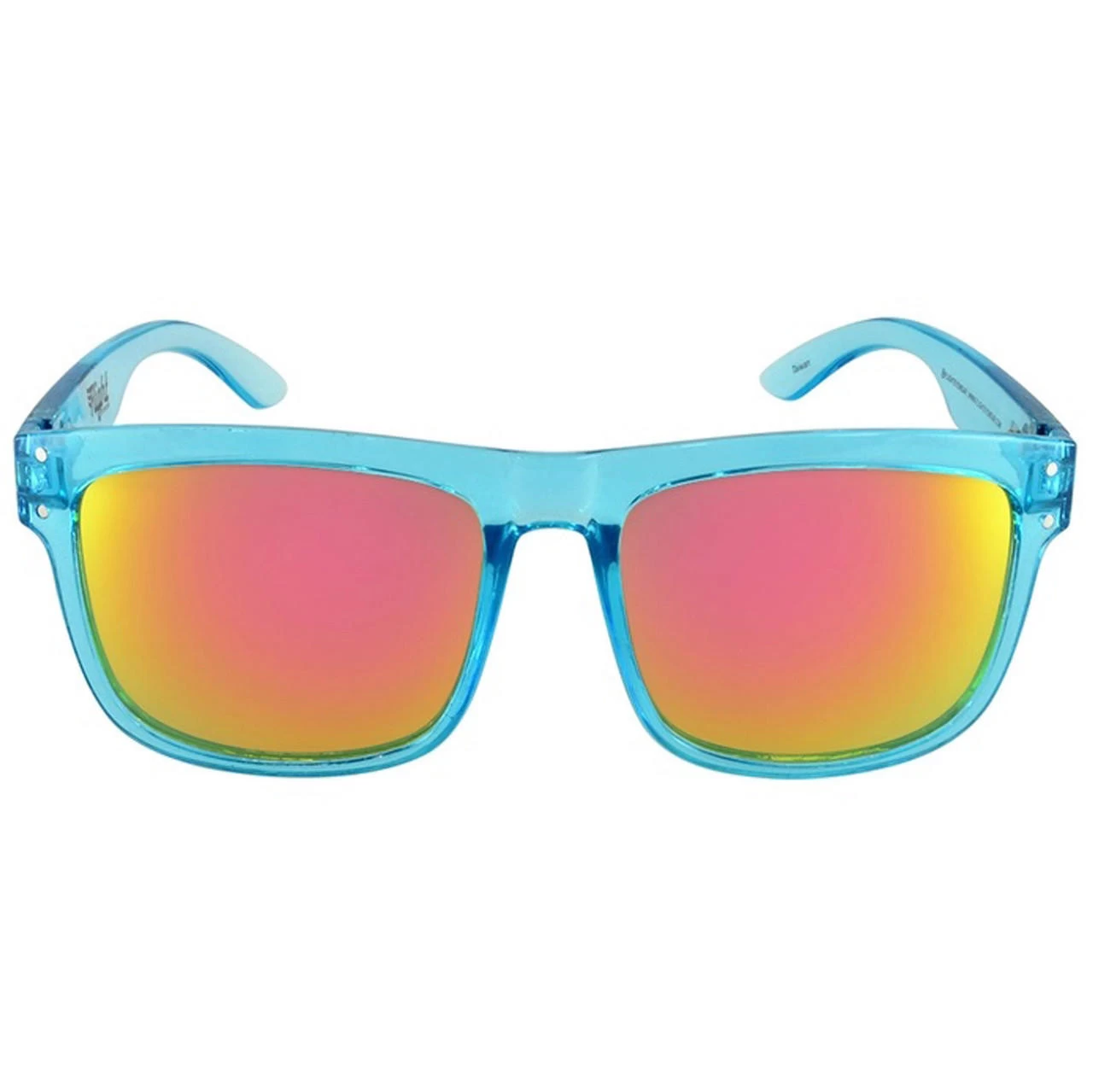 Flight Eyewear Benny V2 Square Sunglasses - Crystal Blue Frames/ Sunbeam Lenses 2 Flight Eyewear Benny V2 Square Sunglasses - Crystal Blue Frames/ Sunbeam Lenses - Image 2