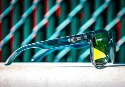 Flight Eyewear Benny V2 Square Sunglasses - Crystal Gray Frames/ Gold Lenses -Next stop, Motorcycle riding. flight eyewear benny v2 square sunglasses crystal gray frames gold lenses 92642.1690481808