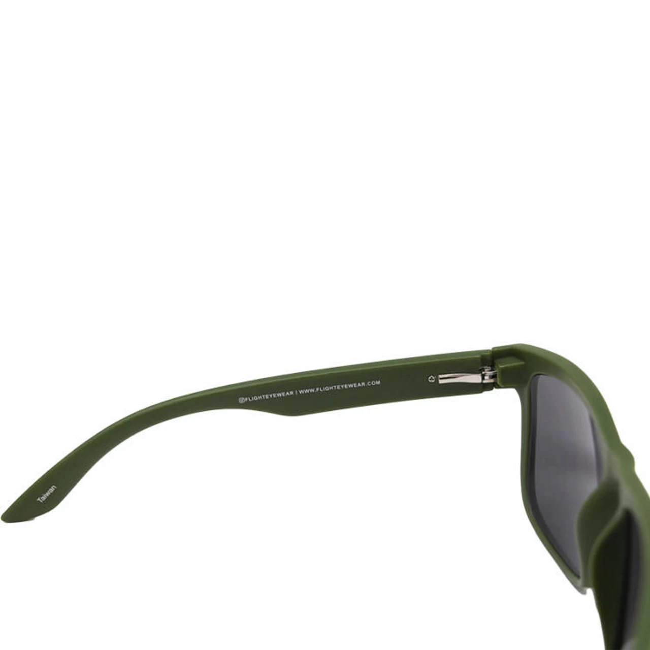 Flight Eyewear Benny V2 Square Sunglasses - OD Green Checkers 4 Flight Eyewear Benny V2 Square Sunglasses - OD Green Checkers - Image 4