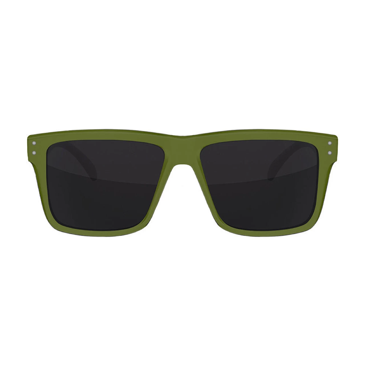 Flight Eyewear Benny V2 Square Sunglasses - OD Green Checkers 1 Flight Eyewear Benny V2 Square Sunglasses - OD Green Checkers