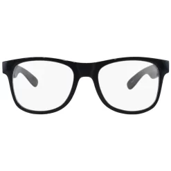 Flight Eyewear Elwood Classic Sunglasses - Black Frames/ Clear Lenses