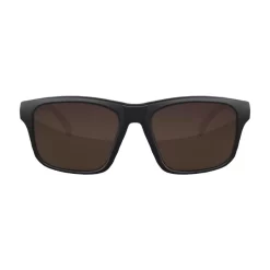 Flight Eyewear Rush Square Sunglasses - Black Frames/ Brown Lenses