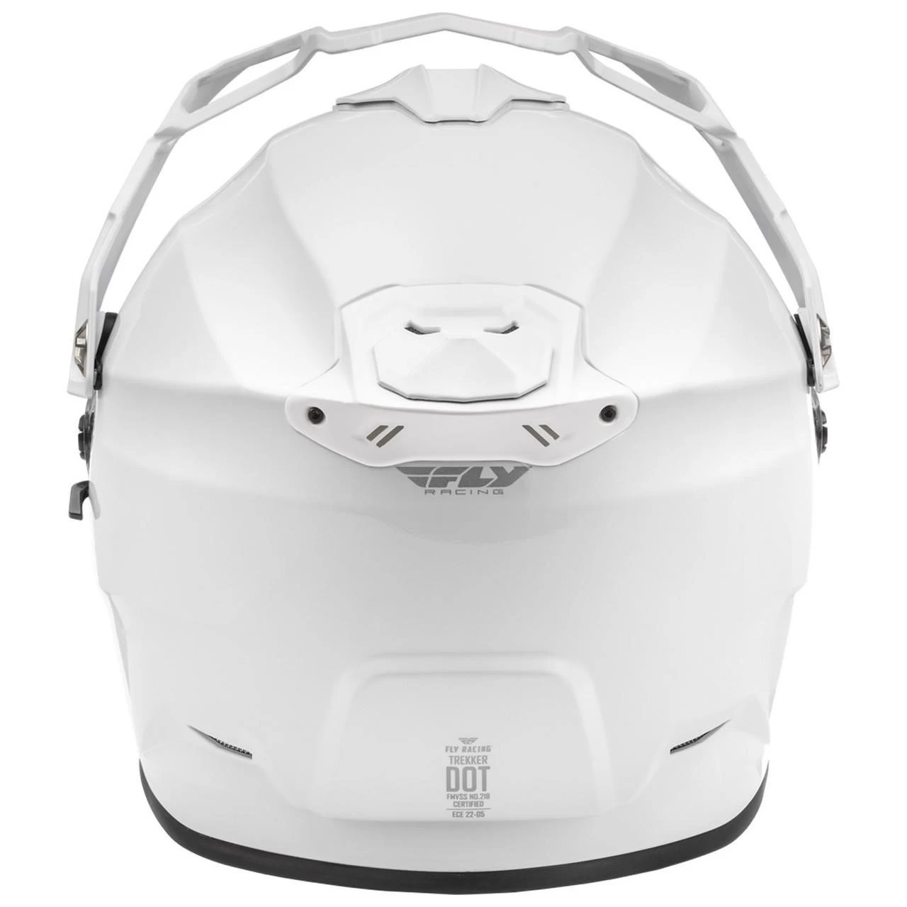 Fly Racing - Trekker Solid Helmet - White 2 Fly Racing - Trekker Solid Helmet - White - Image 2
