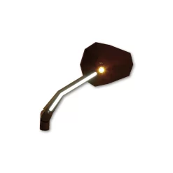 Highsider - Black Stealth X4 Mirrors W/ Integrated Turn Signals -Next stop, Motorcycle riding. highsider black stealth x4 mirrors w integrated turn signals 91057.1690485966