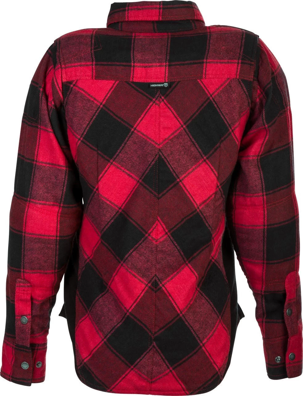 Highway 21 Women's Rogue Flannel - Red/Blk 2 Highway 21 Women's Rogue Flannel - Red/Blk - Image 2