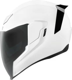 Icon - Airflite Full-Face Helmet - Gloss Black Or White -Next stop, Motorcycle riding. icon airflite full face helmet gloss black or white 57308.1695666056