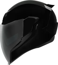 Icon - Airflite Full-Face Helmet - Gloss Black Or White -Next stop, Motorcycle riding. icon airflite full face helmet gloss black or white 97069.1695666532