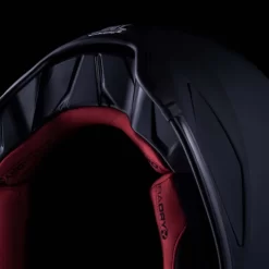 Icon - Domain™ Rubatone Helmet - Matte Black -Next stop, Motorcycle riding. icon domain rubatone helmet matte black 47117.1690315416