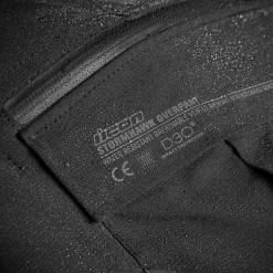 Icon - Men's Black Stormhawk™ Overpants -Next stop, Motorcycle riding. icon mens black stormhawk overpants 09116.1690483267