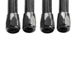 Jagg - 3 Ft. Black Lightweight Fiber-Braided Oil Hose Upgrade Kit 6 Jagg - 3 Ft. Black Lightweight Fiber-Braided Oil Hose Upgrade Kit -Next stop, Motorcycle riding. jagg oil coolers jagg 3 ft black lightweight fiber braided oil hose upgrade kit 52385.1690489096