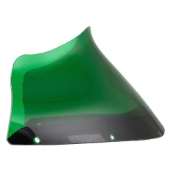 Klock Werks - 9" Green Kolor Flare™ Windshield Fits For FXRP Models