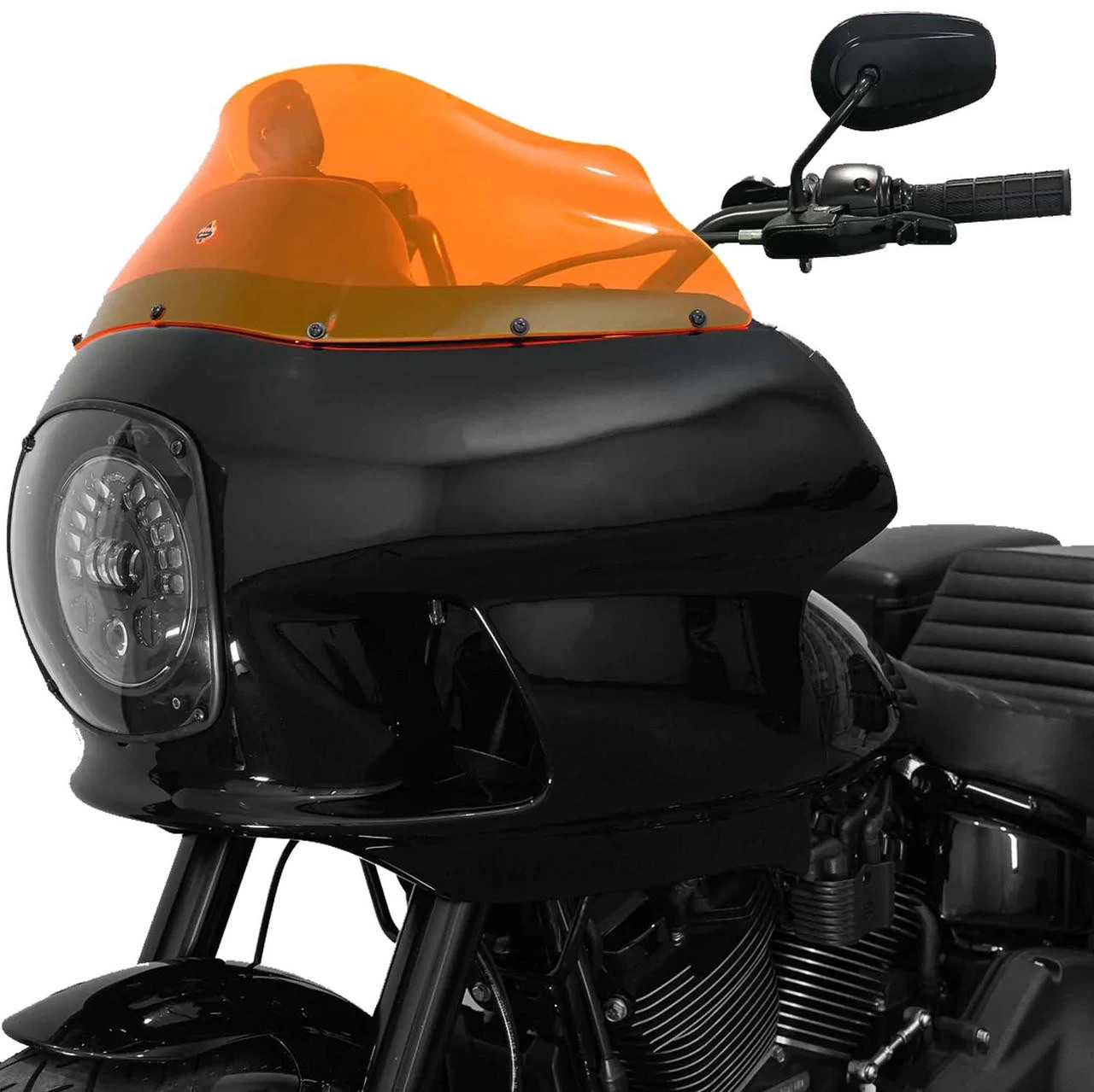 Klock Werks - 9" Orange Ice Kolor Flare™ Windshield For H-D FXRP Style Fairings 3 Klock Werks - 9" Orange Ice Kolor Flare™ Windshield For H-D FXRP Style Fairings - Image 3