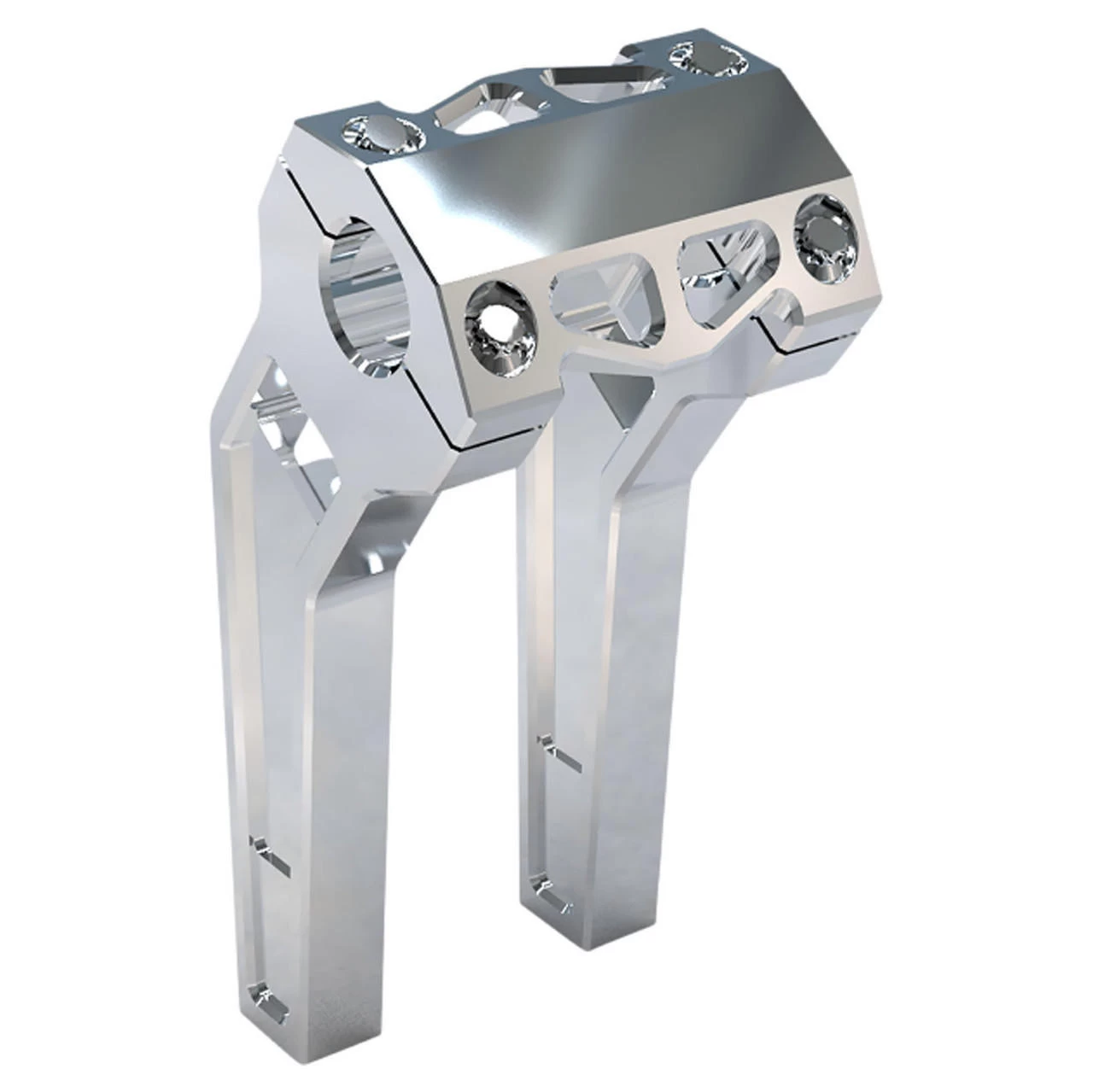 LA Choppers - Raw Pullback Risers (Choose Riser Height & Clamp Size) 2 LA Choppers - Raw Pullback Risers (Choose Riser Height & Clamp Size) - Image 2