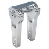 LA Choppers - Raw Straight Risers (Choose Riser Height & Clamp Size)