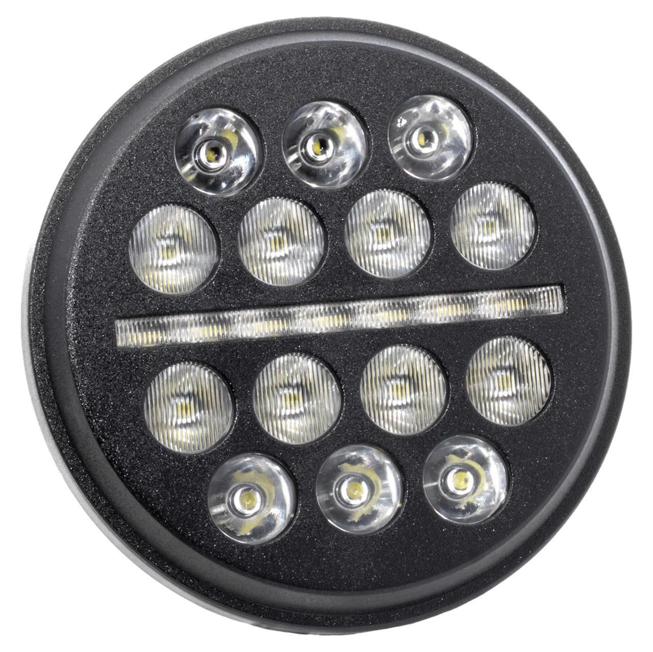 Lectric Lighting Co. - Black 5.75" Buck-Shot Style LED Headlight 1 Lectric Lighting Co. - Black 5.75" Buck-Shot Style LED Headlight