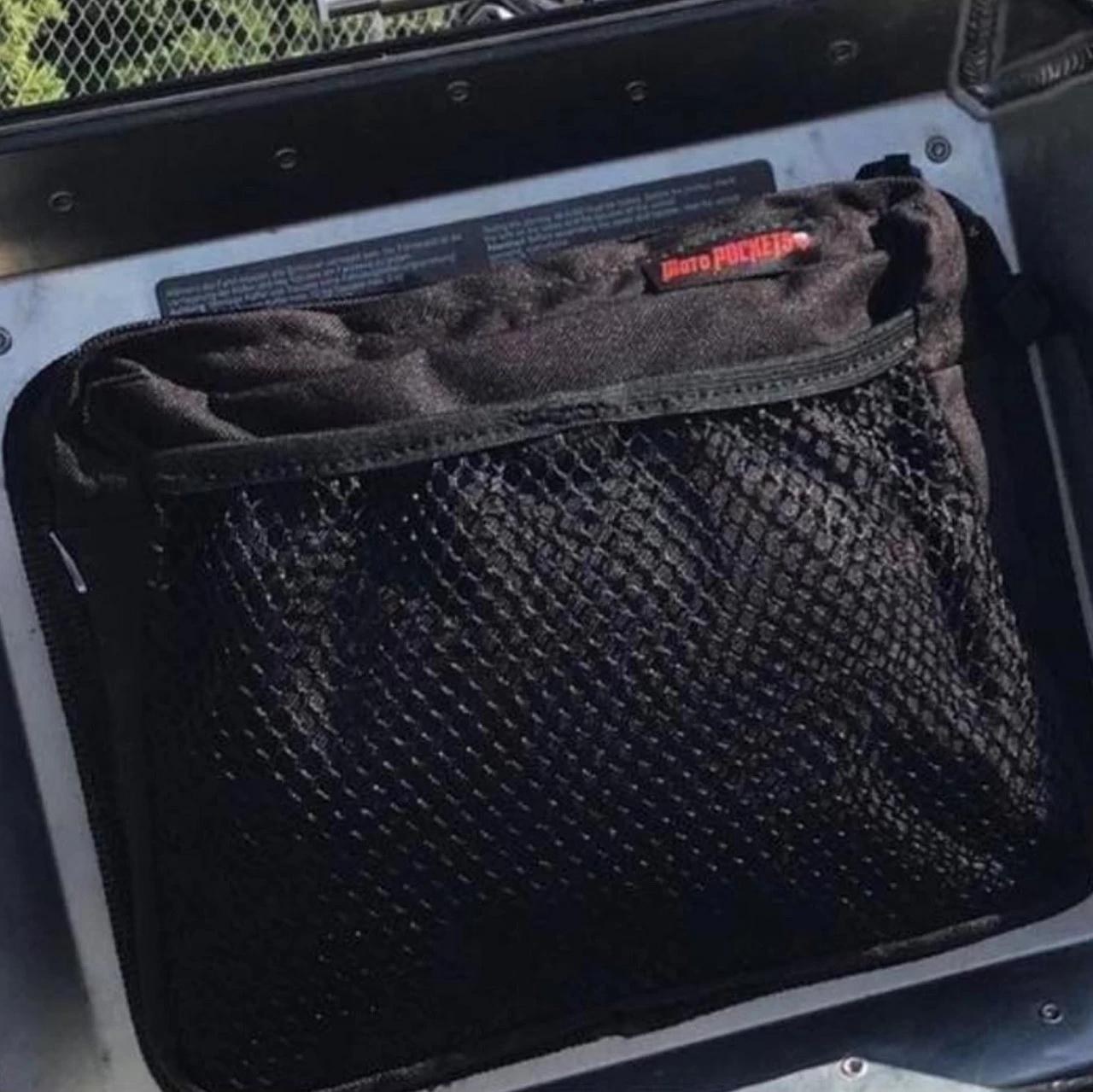 Moto Pockets - Top Case Organizer Bag - Black 2 Moto Pockets - Top Case Organizer Bag - Black - Image 2