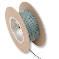 Namz - 18-Gauge OEM Color Wire 100' Length - Gray/Green