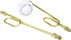 Old-STF Cycle - Brass Rocker Box Oil Line Fits '57-'85 Ironhead