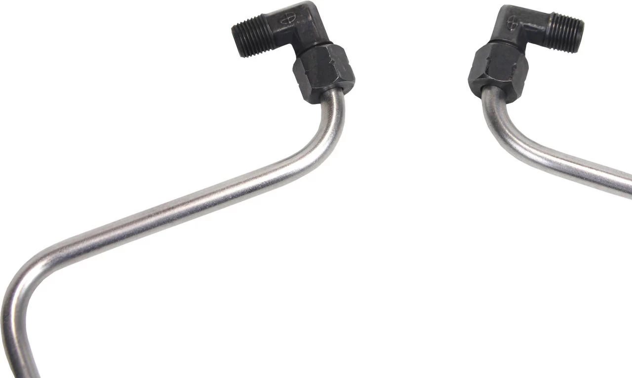 Old-STF Cycle - Stainless/Black Rocker Box Split Oil Line Fits '66-'84 Shovelhead 2 Old-STF Cycle - Stainless/Black Rocker Box Split Oil Line Fits '66-'84 Shovelhead - Image 2