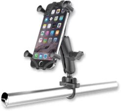 RAM Mounts - Handlebar Rail Mount - For Large Phone -Next stop, Motorcycle riding. ram mounts handlebar rail mount for large phone 56972.1698258416