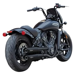 S&S - Race Only Grand National Slip-On Mufflers Fits '19-'23 Scout Models - Black