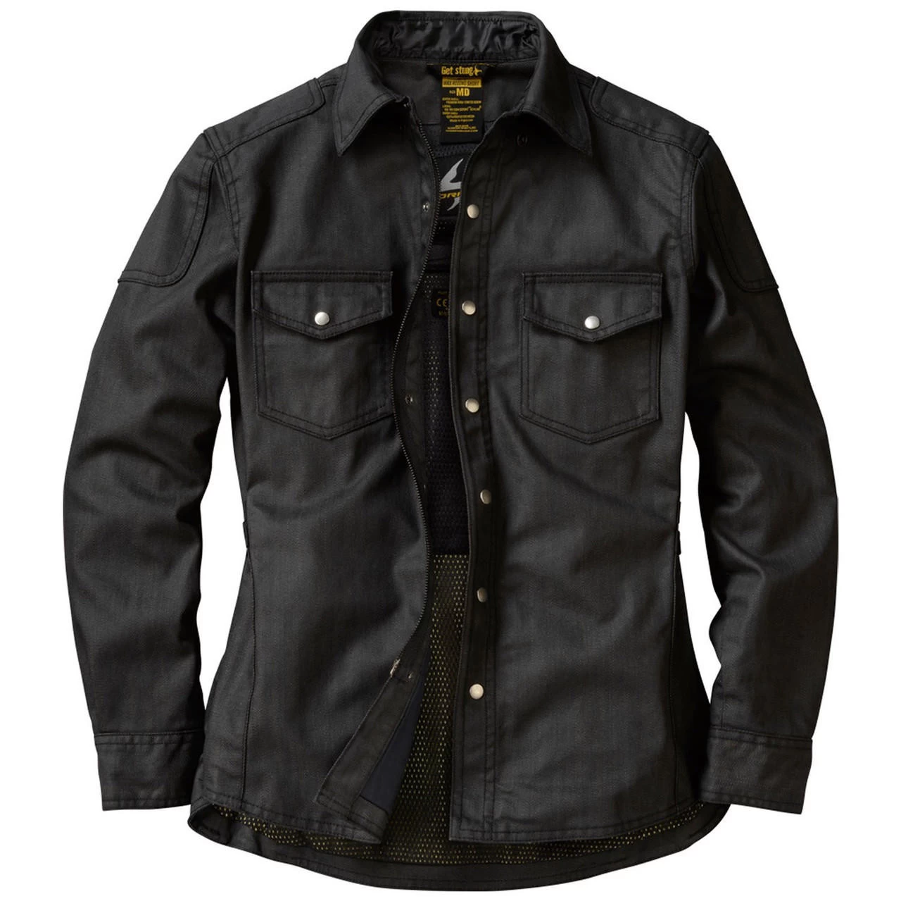 Scorpion - Women's Black Covert Wax Riding Shirt 1 Scorpion - Women's Black Covert Wax Riding Shirt