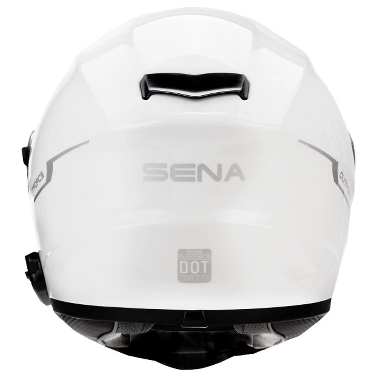SENA - Glossy White OutForce Helmet 2 SENA - Glossy White OutForce Helmet - Image 2