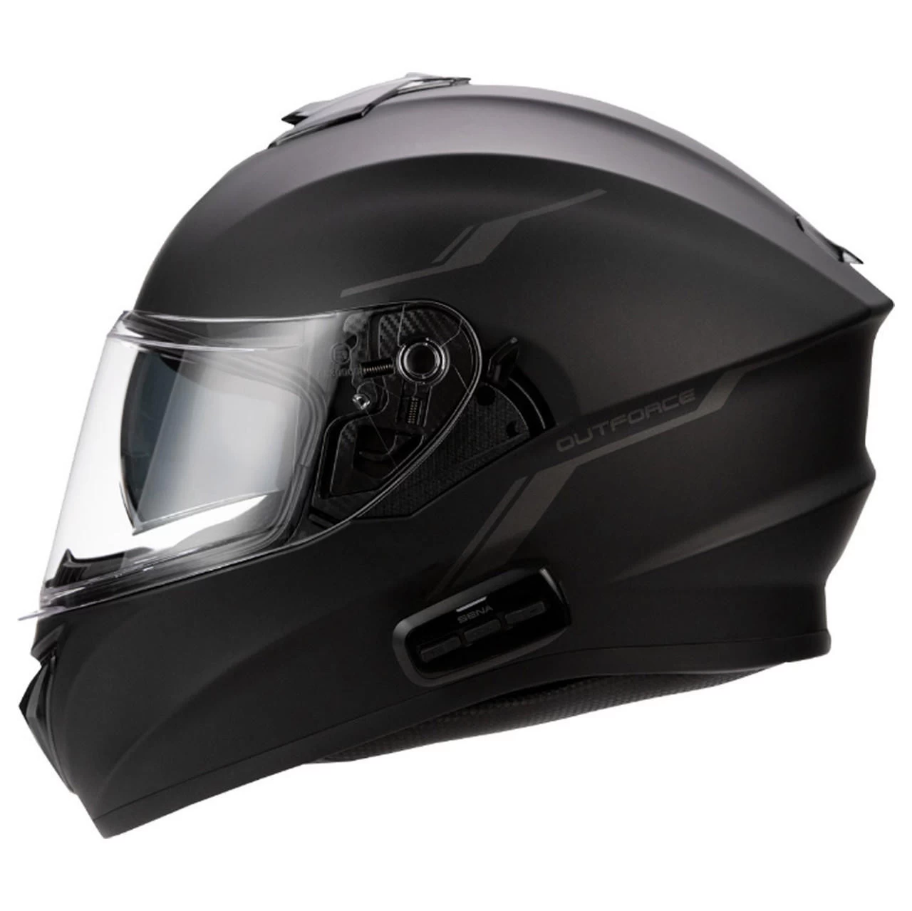 SENA - Matte Black OutForce Helmet 7 SENA - Matte Black OutForce Helmet - Image 7