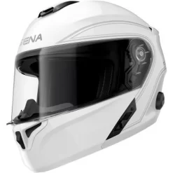 SENA - Outrush Modular Bluetooth Helmet - White