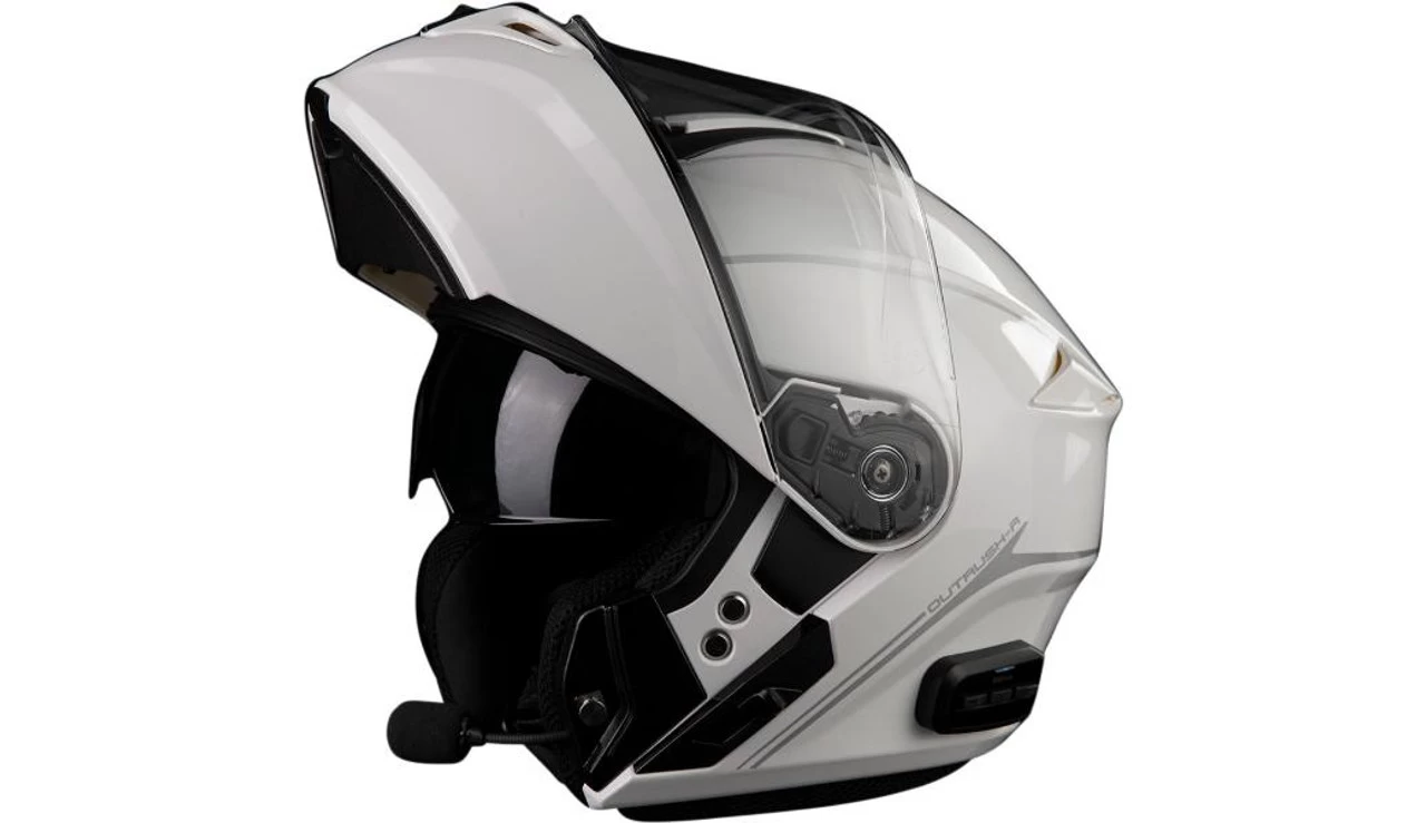 SENA - Outrush R Modular Bluetooth Helmet - Black 4 SENA - Outrush R Modular Bluetooth Helmet - Black - Image 4